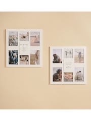 Widdop White Multi Aperture Photo Frame Together They Built - Image 2 of 7