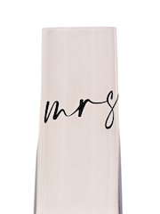 Widdop Set of 2 Clear Champagne Flute Black Words Mr & Mrs Glasses - Image 5 of 6