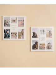 Widdop White Multi Aperture Photo Frame - Mr & Mrs - Image 6 of 7