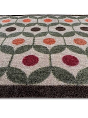 My Mat Green Retro Geo Earth Doormat - Image 3 of 3