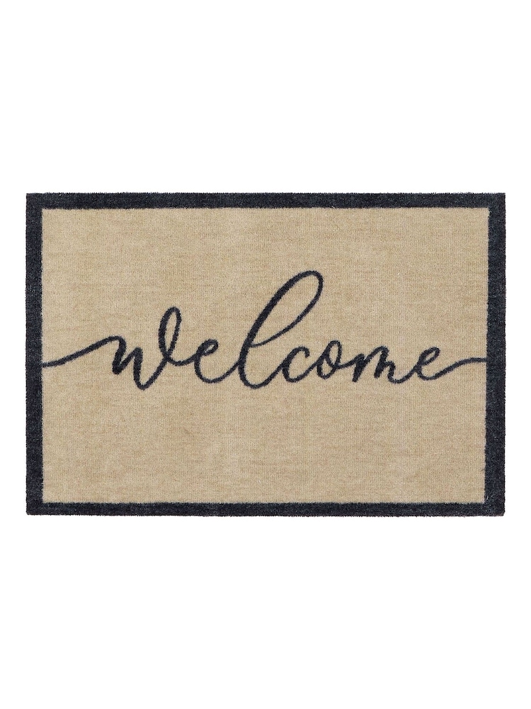 My Mat Brown Welcome Linear Doormat - Image 2 of 4 My Mat Brown Welcome Linear Doormat - Image 2 of 4