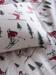 Fusion Cream Alpine Skier Reversible Duvet Cover & Pillowcase Set - Image 3 of 4