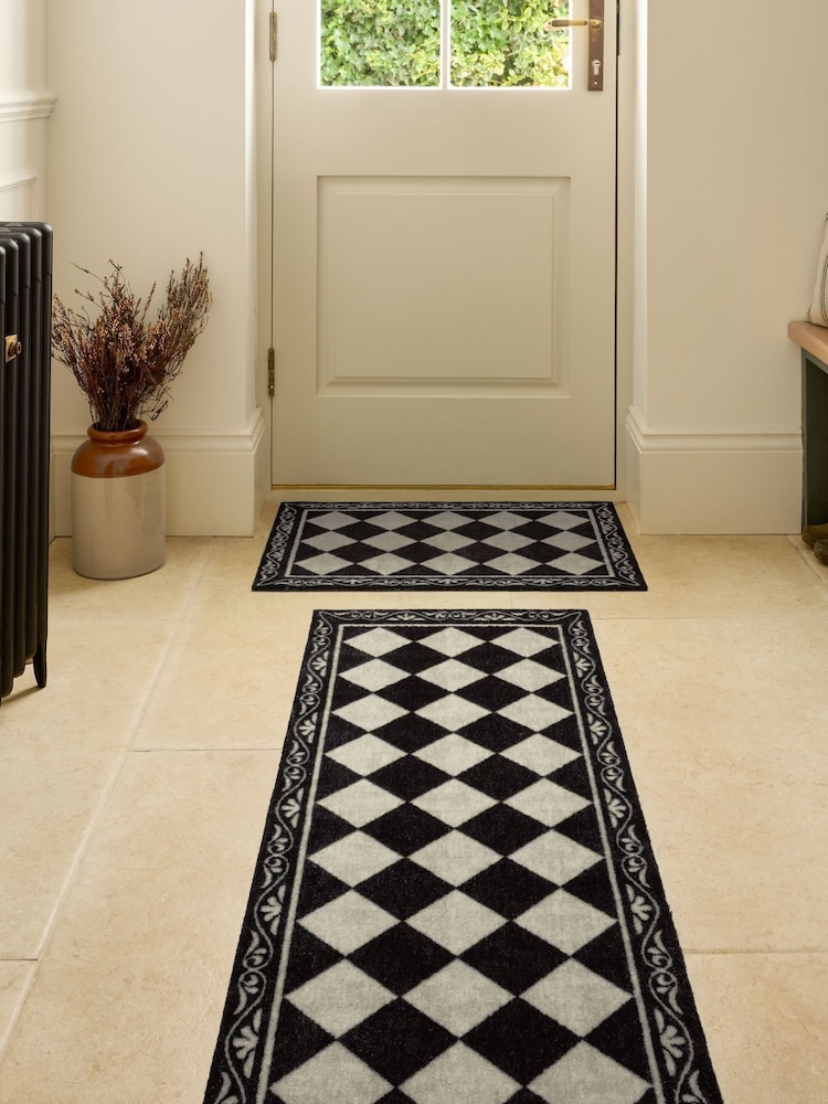 My Mat Black Manor Tile Doormat - Image 2 of 4