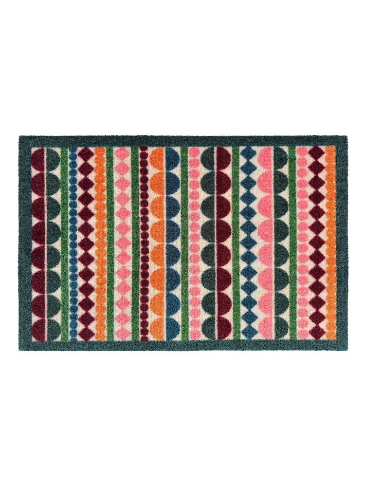 My Mat Pink Carnival Stripe Doormat - Image 2 of 3