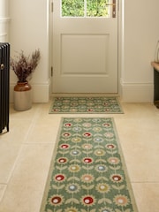 My Mat Green Multi Floral Runner - Image 3 of 4