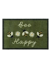 My Mat Green Daisy Bee Doormat - Image 2 of 3