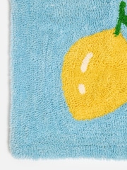 Oliver Bonas Blue Cherries Tufted Cushion Cover 45x45cm - Image 4 of 5