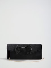Terciopelo negro - Bolso cartera con lazo de Lipsy - Imagen 4 de 7