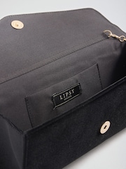 Terciopelo negro - Bolso cartera con lazo de Lipsy - Imagen 6 de 7