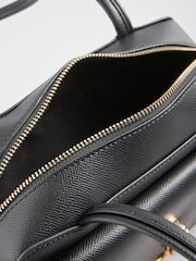 Lipsy Black T-Bar Boxy Shoulder Bag - Image 4 of 4