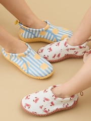 KIDLY by MORI Blue Quick Dry Swim Shoes With Grip Sole And Toggle Fastening - Image 2 of 5