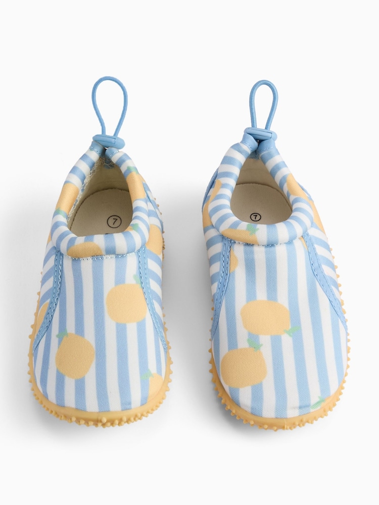 KIDLY by MORI Blue Quick Dry Swim Shoes With Grip Sole And Toggle Fastening - Image 5 of 5