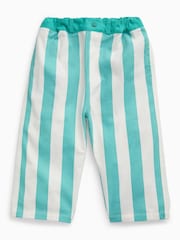 KIDLY by MORI Soft Cotton Wide Stripe Trousers - Imagen 5 de 6