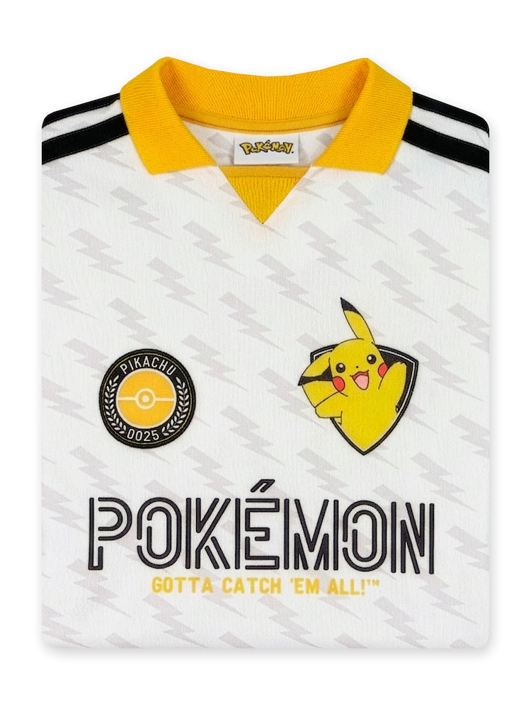 Character White Pokemon Football Pikachu Shirt - Image 11 of 11 Character White Pokemon Football Pikachu Shirt - Image 11 of 11