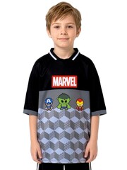 Character Grey Marvel Avengers Iron Captain America And Spider-Man Football Shirt - Image 2 of 16
