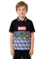 Character Grey Marvel Avengers Iron Captain America And Spider-Man Football Shirt - Image 9 of 16