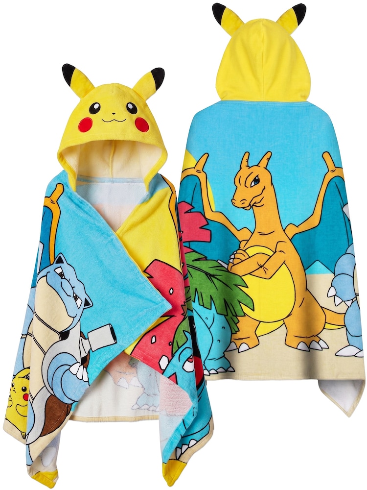 Character Yellow Pokemon Pikachu Charizard And Blastoise Swimming And Bath Wrap Towel - Image 1 of 9 Character Yellow Pokemon Pikachu Charizard And Blastoise Swimming And Bath Wrap Towel - Image 1 of 9