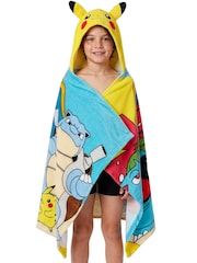 Character Yellow Pokemon Pikachu Charizard And Blastoise Swimming And Bath Wrap Towel - Image 2 of 9
