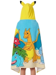 Character Yellow Pokemon Pikachu Charizard And Blastoise Swimming And Bath Wrap Towel - Image 3 of 9