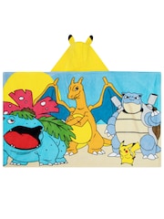Character Yellow Pokemon Pikachu Charizard And Blastoise Swimming And Bath Wrap Towel - Image 8 of 9