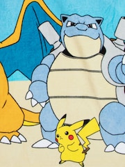 Character Yellow Pokemon Pikachu Charizard And Blastoise Swimming And Bath Wrap Towel - Image 9 of 9
