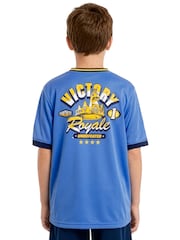 Character Blue Fortnite Football Victory Royale Shirt - Image 10 of 12