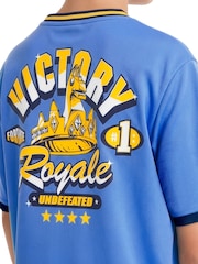 Character Blue Fortnite Football Victory Royale Shirt - Image 12 of 12