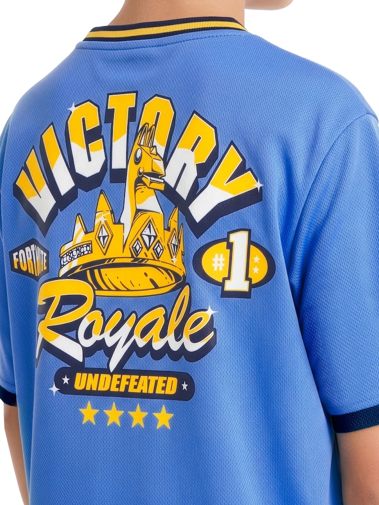 Character Blue Fortnite Football Victory Royale Shirt - Image 12 of 12