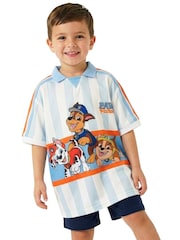 Character White PAW Patrol Football Chase Marshall And Rubble Shirt - Image 10 of 11