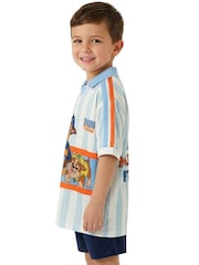 Character White PAW Patrol Football Chase Marshall And Rubble Shirt - Image 11 of 11