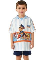 Character White PAW Patrol Football Chase Marshall And Rubble Shirt - Image 7 of 11