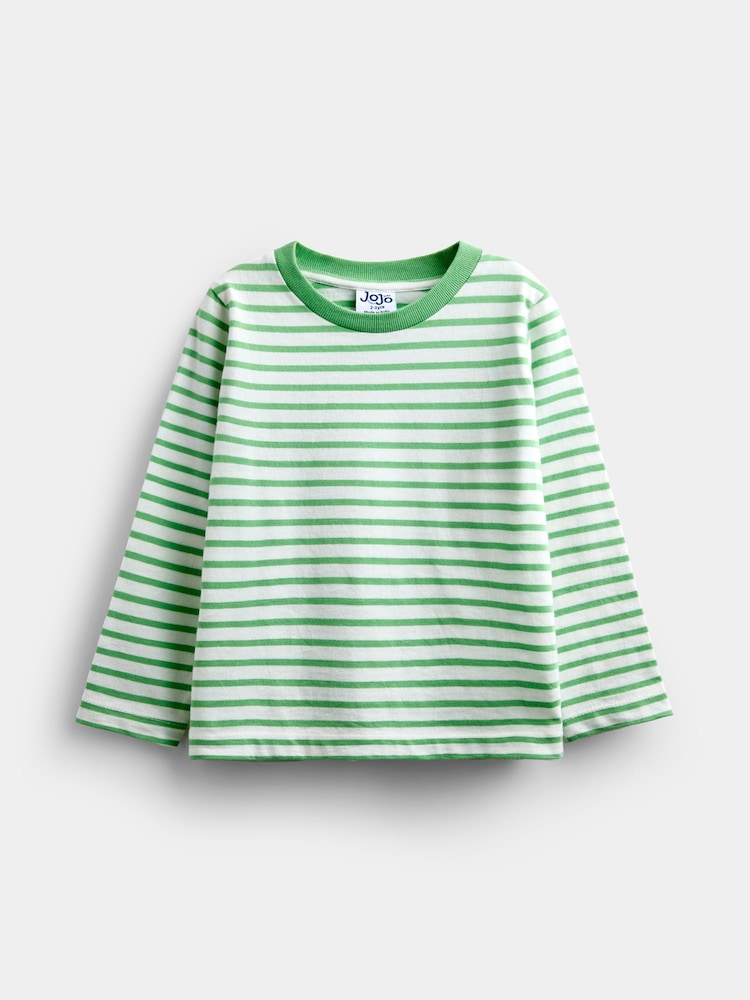 JoJo Maman Bébé Embroidered Dungarees & T-Shirt Set - Bilde 2 av 7
