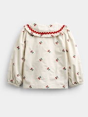 JoJo Maman Bébé Embroidered Cord Blouse - Imagen 2 de 4