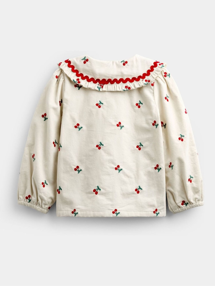 JoJo Maman Bébé Embroidered Cord Blouse - Imagen 2 de 4