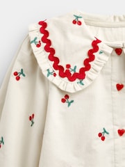 JoJo Maman Bébé Embroidered Cord Blouse - Imagen 3 de 4