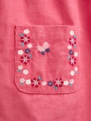 JoJo Maman Bébé Naxışlı Şnurlu Pinafore dress və blouses Set - 7şəkildən 6 şəkil