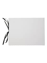 Widdop White Textured Guest Book 'Wedding Guests' - Image 3 of 7