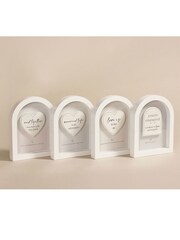 Widdop White Arch Plaque Married 18cm - Image 3 of 9