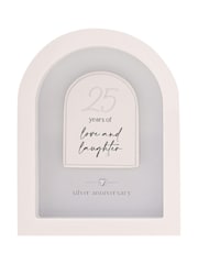 Widdop White Arch Plaque 18cm - 25 Years - Image 2 of 8