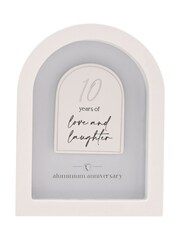 Widdop White Arch Plaque Ornament 18cm - Image 2 of 9