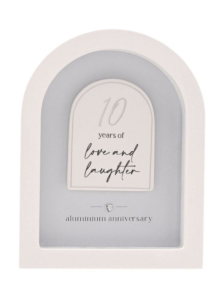 Widdop White Arch Plaque Ornament 18cm - Image 2 of 9