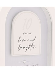 Widdop White Arch Plaque Ornament 18cm - Image 4 of 9