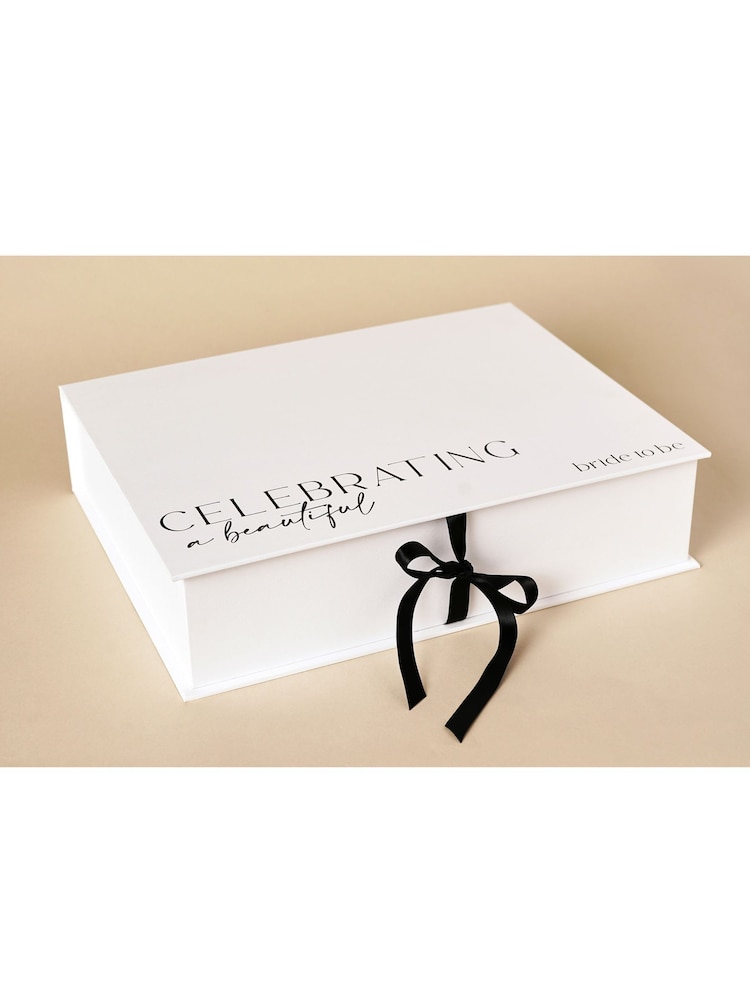 Widdop White A4 Keepsake Box 'Beautiful Bride' - Image 2 of 5