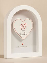 Widdop White Arch Plaque Ornament 18cm - Image 1 of 9