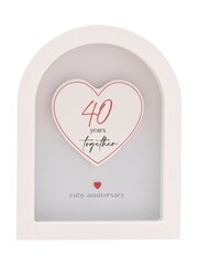 Widdop White Arch Plaque Ornament 18cm - Image 2 of 9