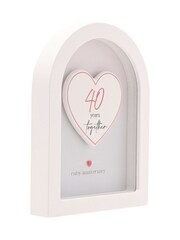 Widdop White Arch Plaque Ornament 18cm - Image 3 of 9