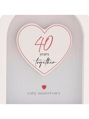 Widdop White Arch Plaque Ornament 18cm - Image 5 of 9