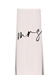 Widdop Clear Champagne Flute Black Words - Mrs Glasses - Image 4 of 7