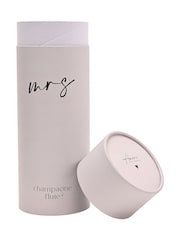 Widdop Clear Champagne Flute Black Words - Mrs Glasses - Image 6 of 7