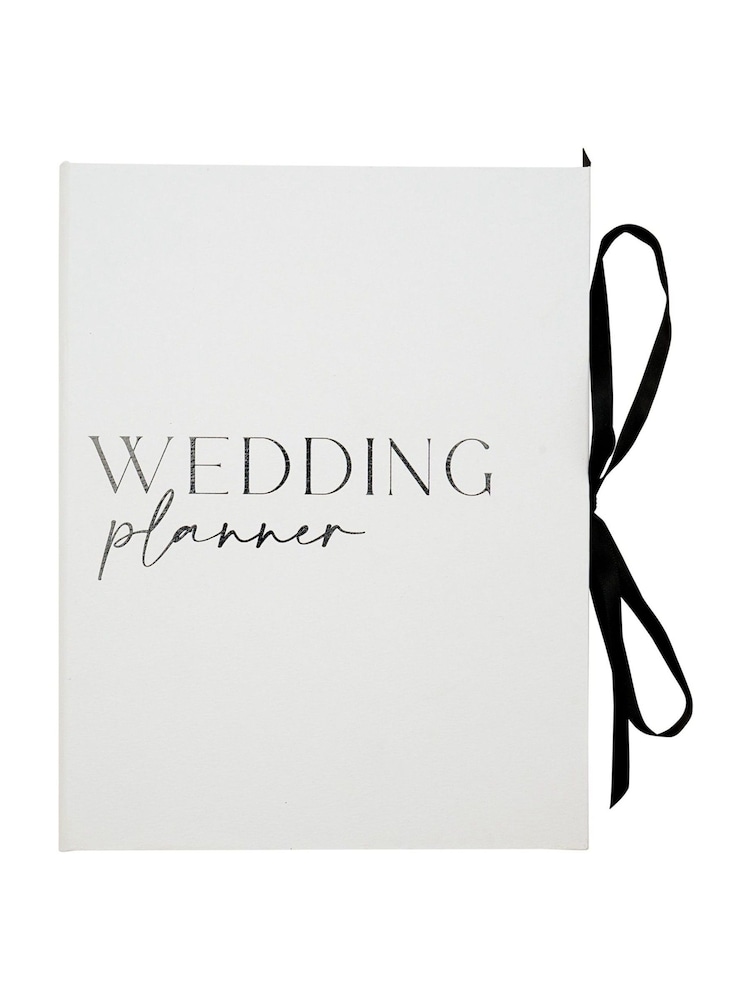 Widdop White Textured Wedding Planner - Image 1 of 8